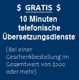 Erhalten Sie 10 KOSTENLOSEN Minuten Live-Dolmetscherdienst Erhalten Sie zehn Minuten KOSTENLOSEN Live-Dolmetscherdienst