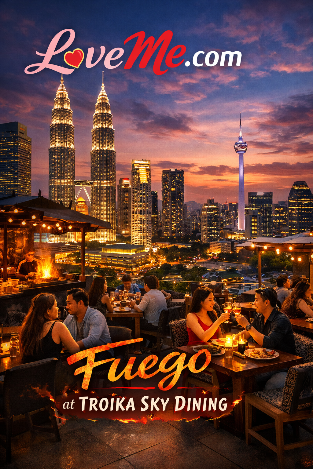 Fuego at Troika Sky Dining屋顶餐厅